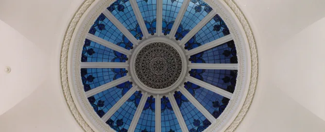 WLU Carnegie Rotunda Ceiling